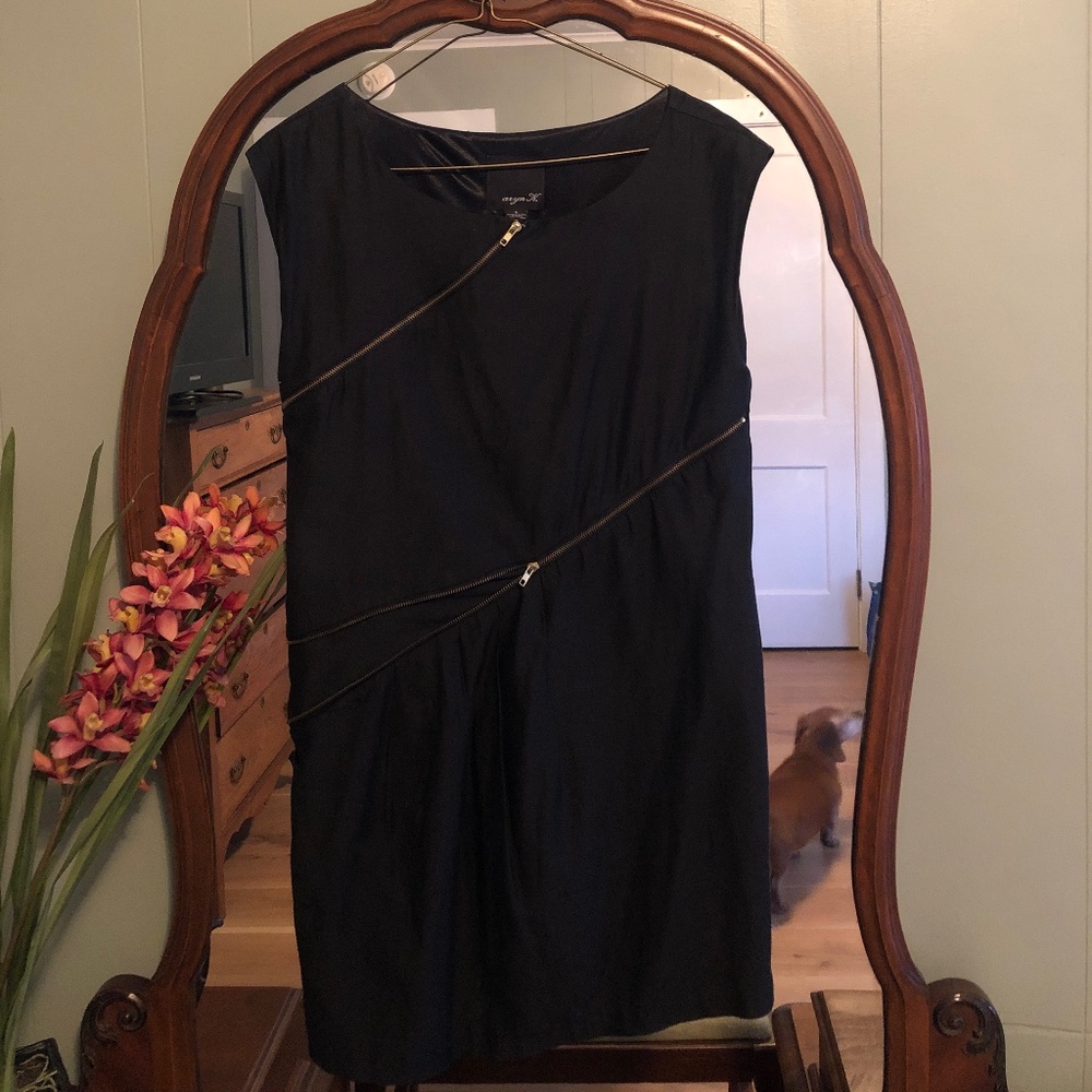 Aryn k zipper dress